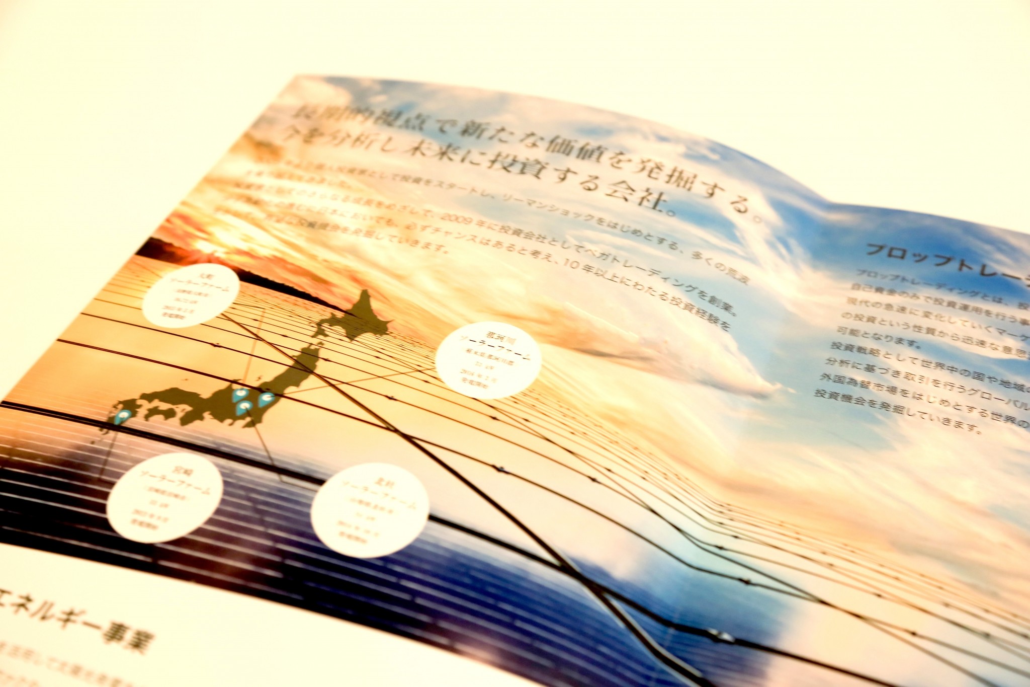 制作事例（WEB・印刷・動画・イラスト）：VEGA TRADING | 会社案内パンフレット制作