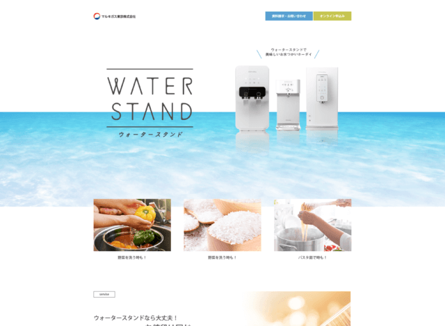 ホームページ制作事例：マルヰガス東京